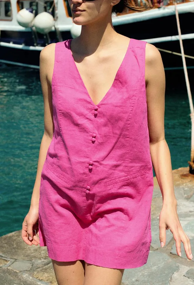 Sale Malena Dress Hot Pink Women Ciao Lucia Mini Dresses