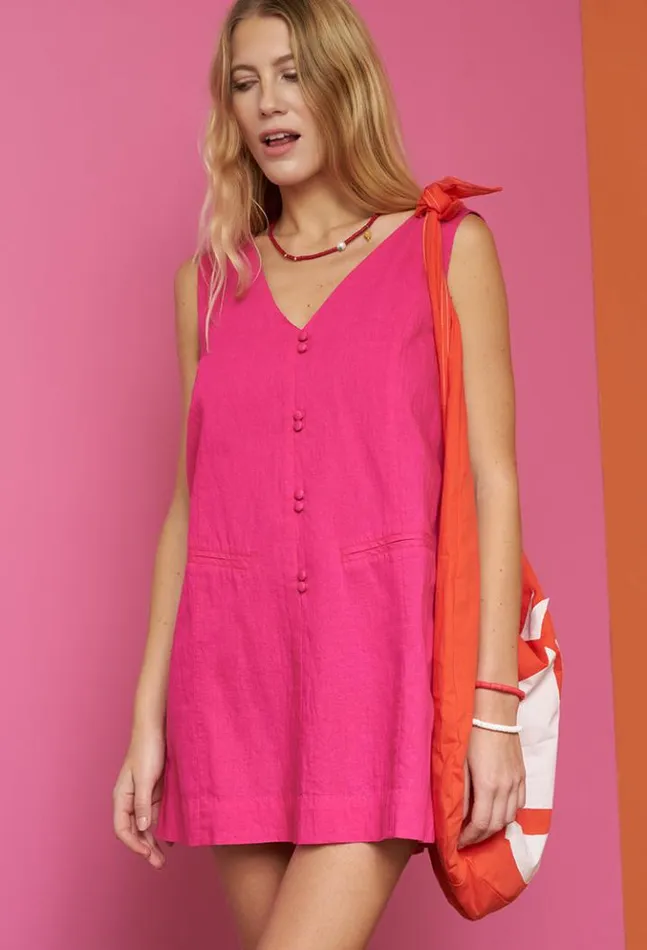 Sale Malena Dress Hot Pink Women Ciao Lucia Mini Dresses