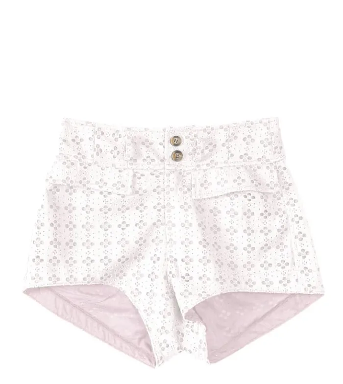 Sale Paolo Short White Lace Schiffli Women Ciao Lucia Shorts