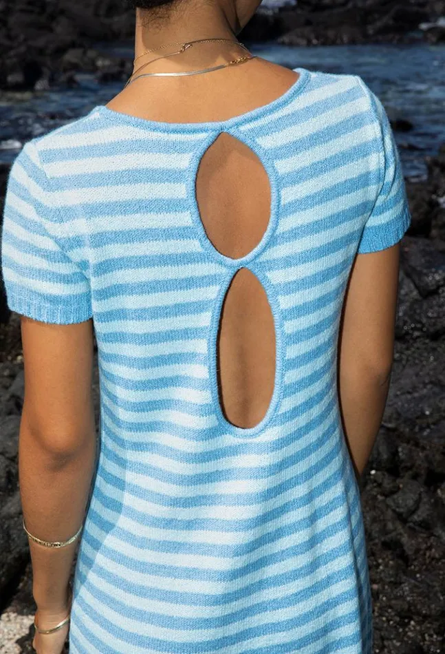 Sale Short Sleeve Floriana Acqua Women Ciao Lucia Knit Dresses