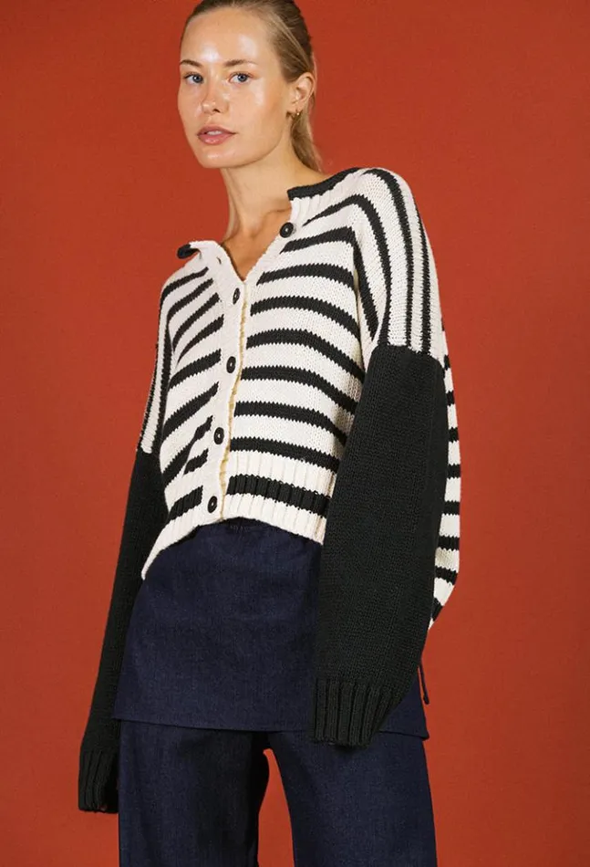 Sale Tasche Sweater Block Stripe Women Ciao Lucia Cardigans