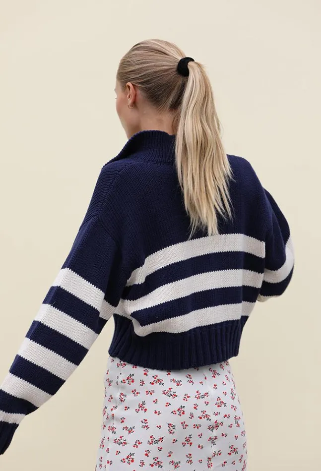 Sale Venezia Polo NavyIvory Women Ciao Lucia Polo Sweaters