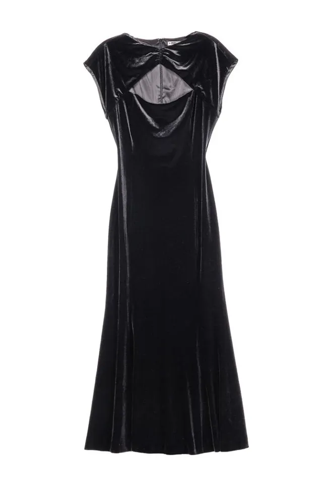 Sale Violeta Dress Black Velvet Women Ciao Lucia Long Dresses