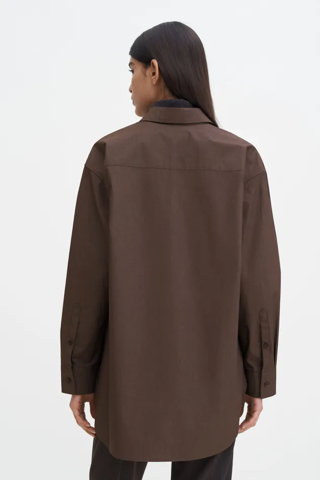 Sammy Shirt Dark Chocolate Women Shirts and Blouses filippak