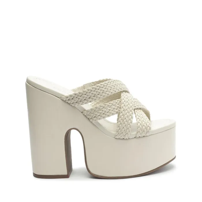 Sandals Aneka Atanado Leather Sandal Pearl Schutz Shoes Platforms