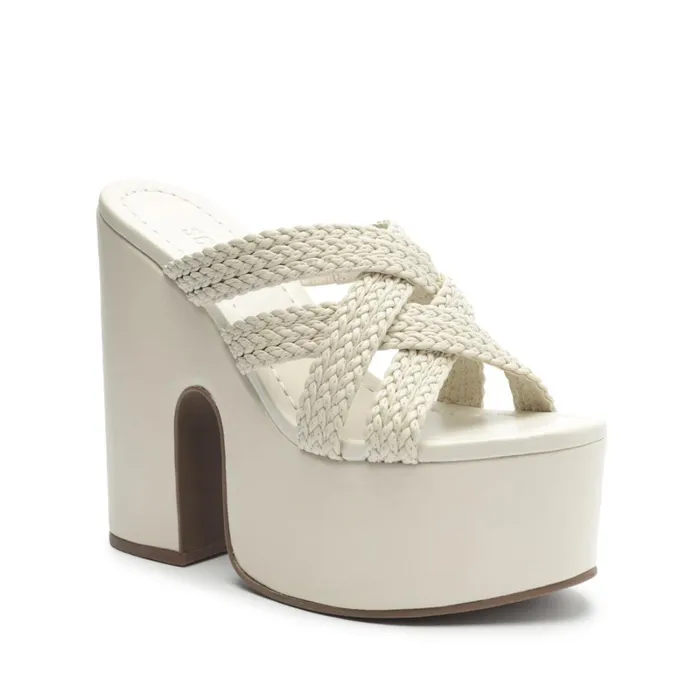 Sandals Aneka Atanado Leather Sandal Pearl Schutz Shoes Platforms Sandals Aneka Atanado Leather Sandal Pearl Schutz Shoes Platforms