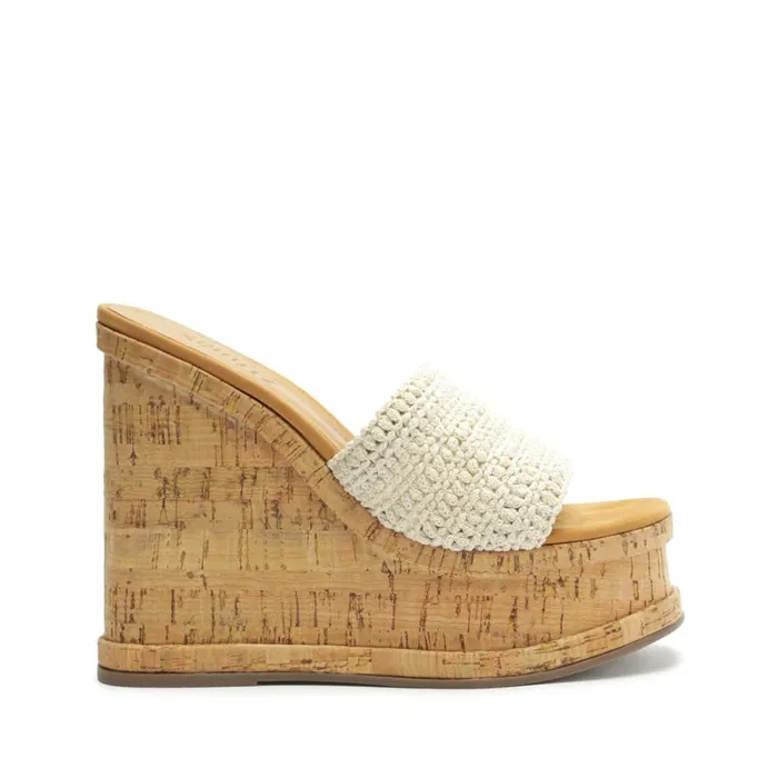 Sandals Dalle Casual Tira Leather Sandal Cru Ivory Schutz Shoes Platforms