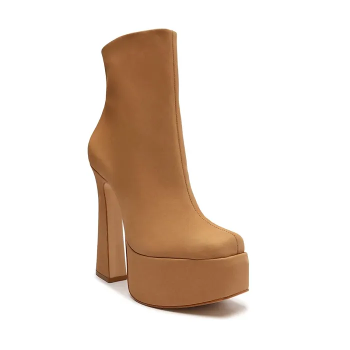 Sandals Dolores Platform Nubuck Bootie New Peach Schutz Shoes Platforms