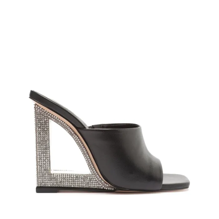 Sandals Filipa Mule Glam Black Schutz Shoes Mule