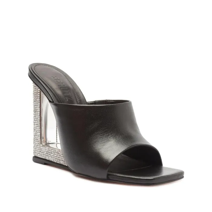Sandals Filipa Mule Glam Black Schutz Shoes Mule