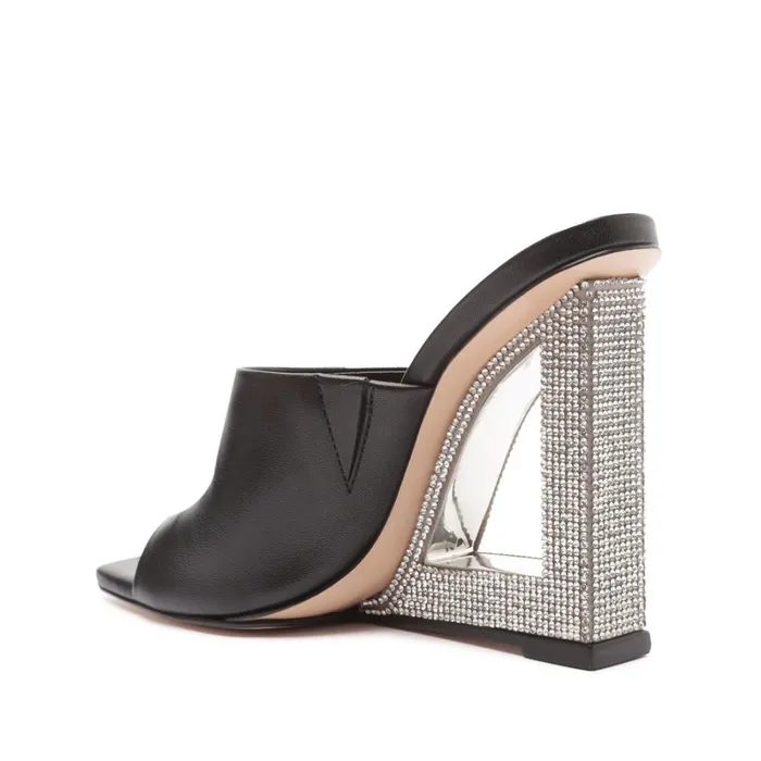 Sandals Filipa Mule Glam Black Schutz Shoes Mule