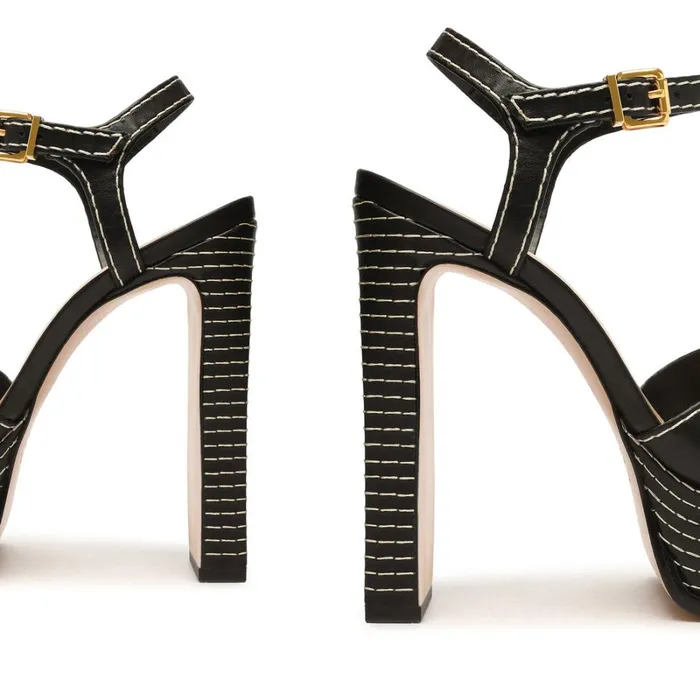 Sandals Keefa High Casual Sandal Black Schutz Shoes Platforms