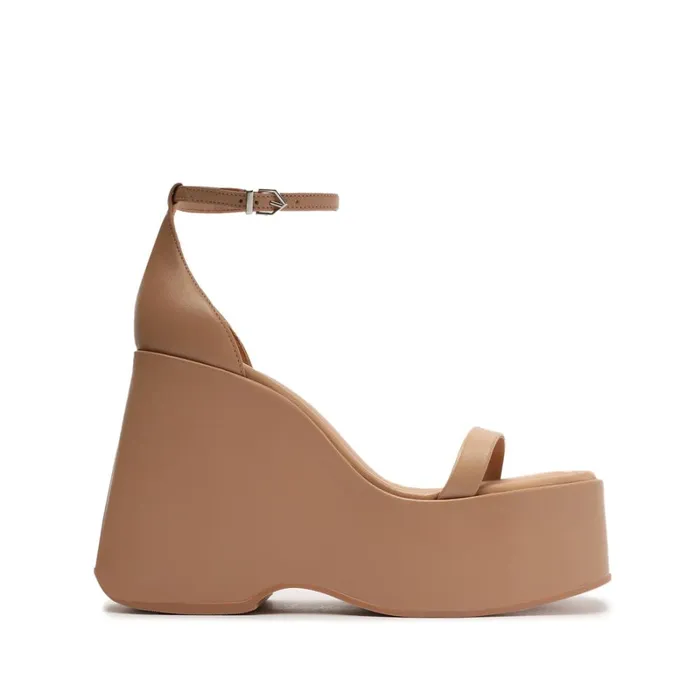 Sandals Mazda Nappa Leather Sandal New Peach Schutz Shoes Platforms