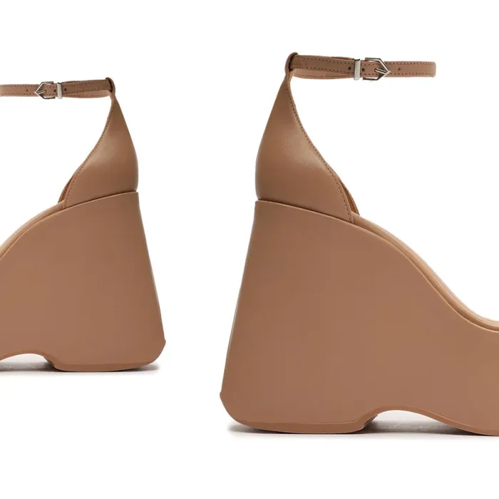 Sandals Mazda Nappa Leather Sandal New Peach Schutz Shoes Platforms