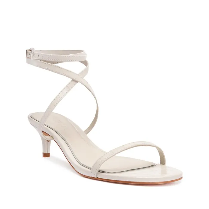 Sandals Sherry Leather Sandal Pearl Schutz Shoes Stiletto Heels