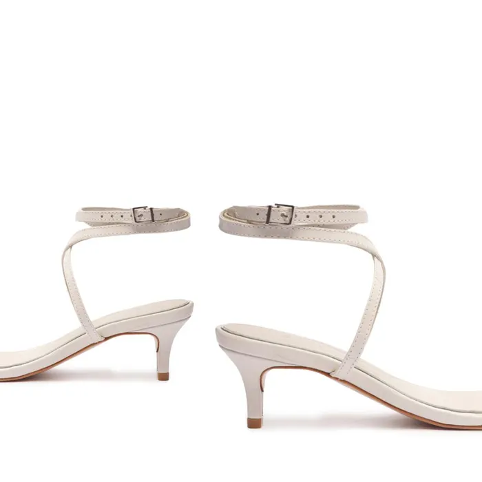 Sandals Sherry Leather Sandal Pearl Schutz Shoes Stiletto Heels