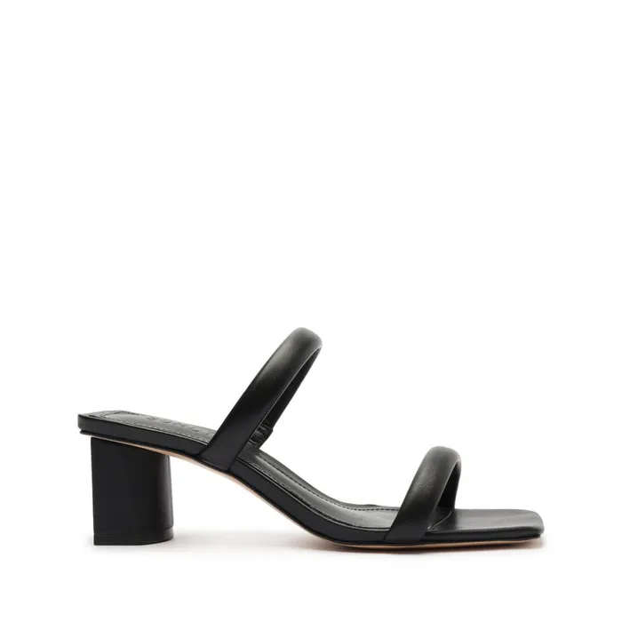 Sandals Ully Lo Nappa Leather Sandal Black Schutz Shoes Mule
