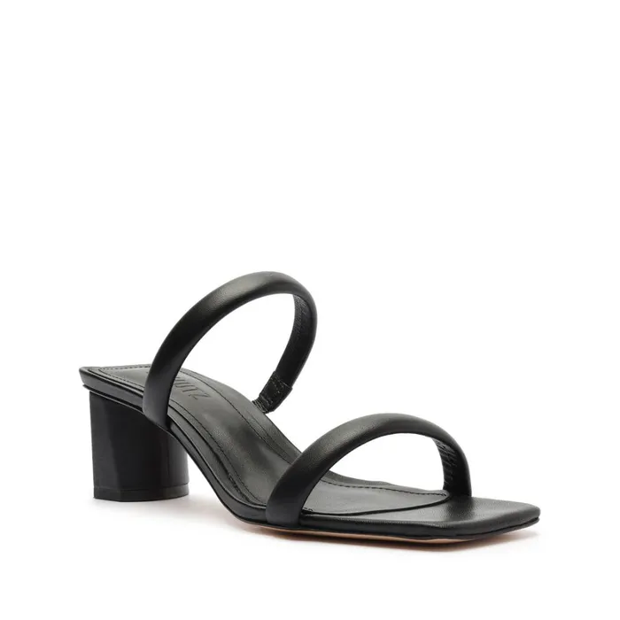 Sandals Ully Lo Nappa Leather Sandal Black Schutz Shoes Mule