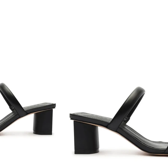 Sandals Ully Lo Nappa Leather Sandal Black Schutz Shoes Mule