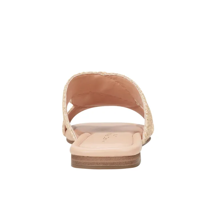 Sandals Women Marc Fisher Navie Flat Sandal Natural Raffia