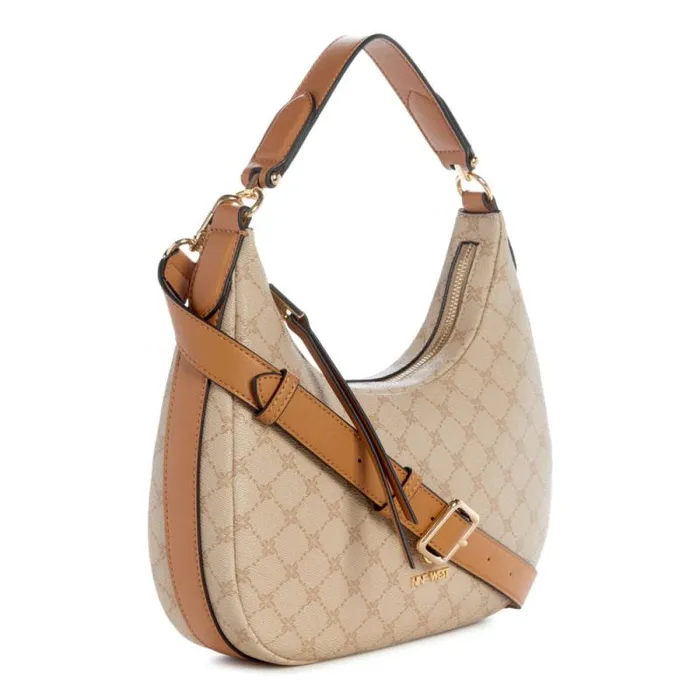 Saoirse Hobo Khaki Logocamel Women Nine West Satchels and Shoulder Bags
