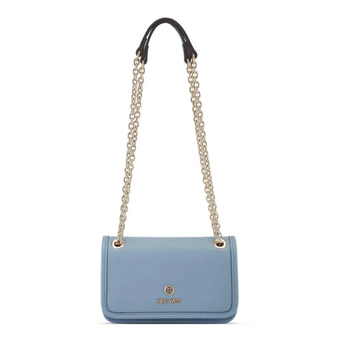 Saoirse Mini Convertible Crossbody Flap Pale Denim Women Nine West Crossbody