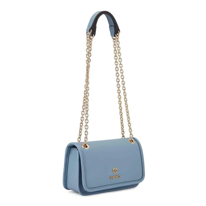 Saoirse Mini Convertible Crossbody Flap Pale Denim Women Nine West Crossbody