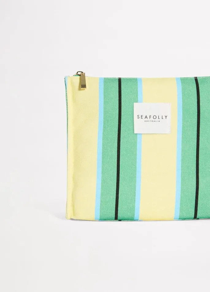 Seafolly Beach Bags Women Aurora Pouch Bag 8211 Jade