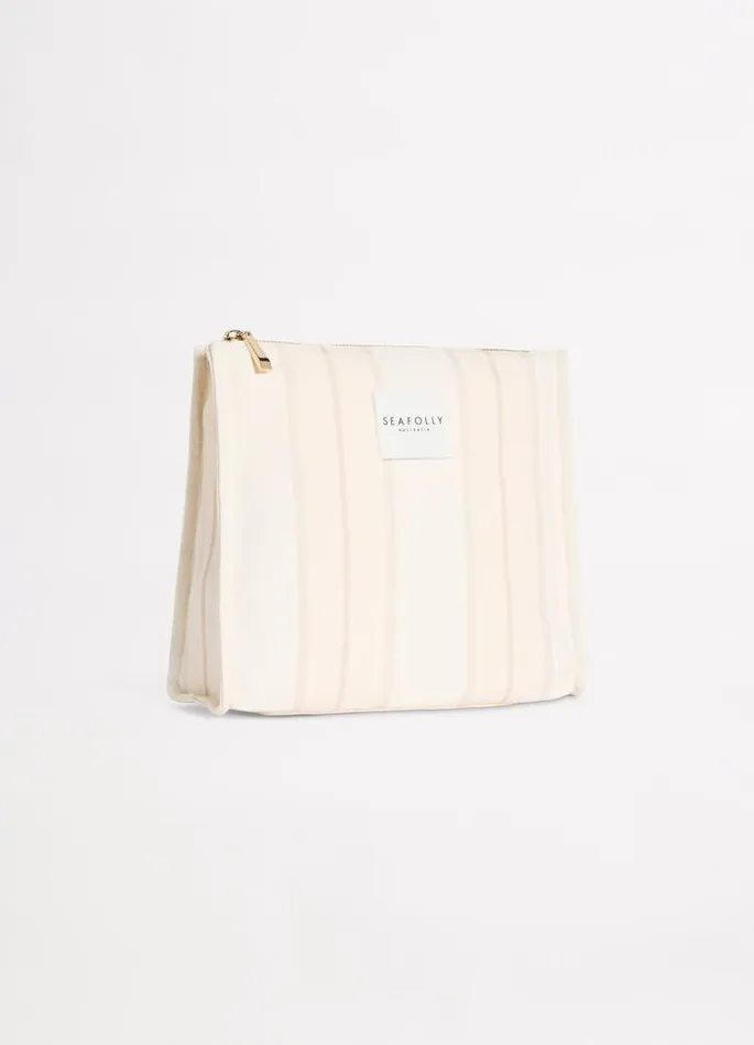 Seafolly Beach Bags Women Aurora Pouch Bag 8211 Sand