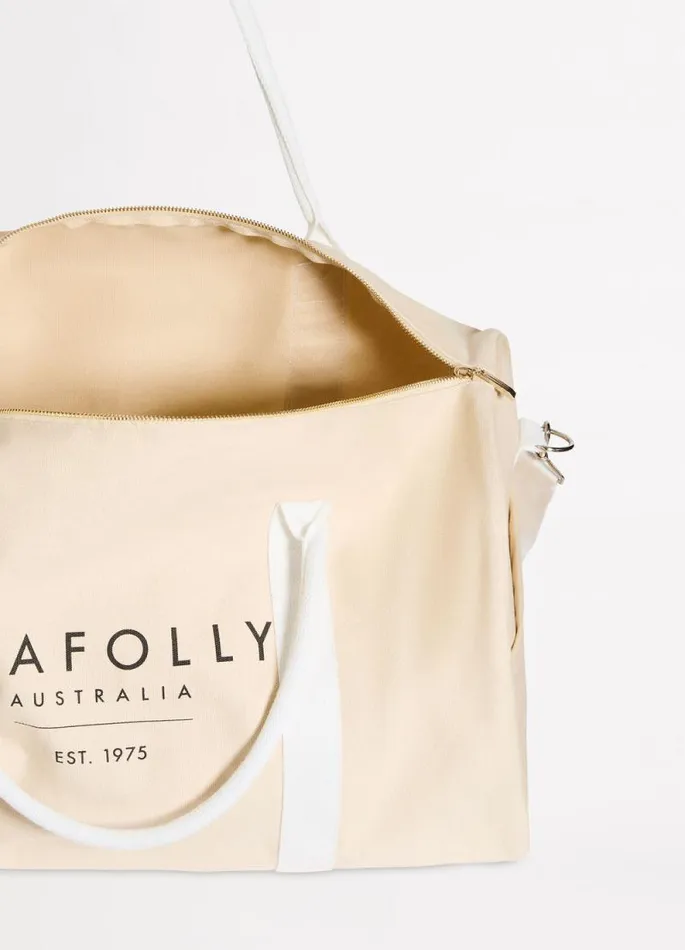 Seafolly Beach Bags Women Canvas Duffle Bag 8211 Sand
