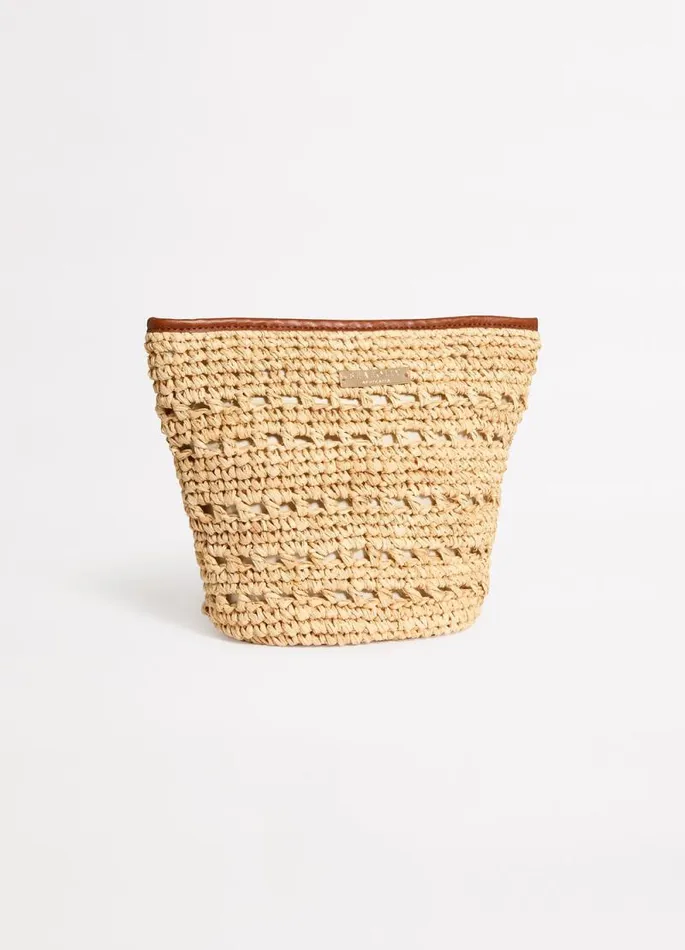 Seafolly Beach Bags Women Savona Pouch Bag 8211 Natural