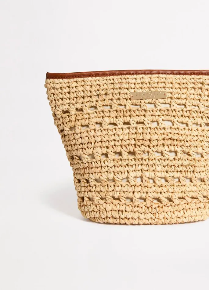 Seafolly Beach Bags Women Savona Pouch Bag 8211 Natural