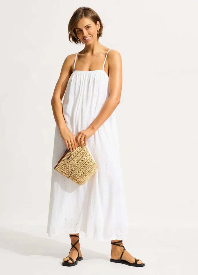 Seafolly Beach Bags Women Savona Pouch Bag 8211 Natural