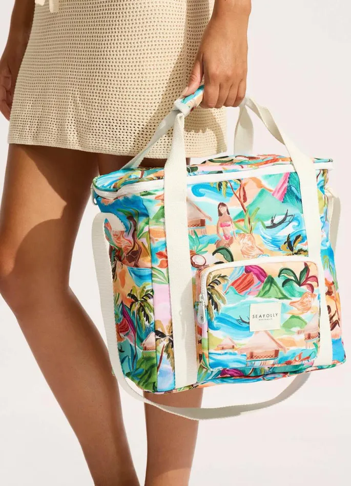 Seafolly Beach Bags Women South Pacific Cooler Bag 8211 Turquoise