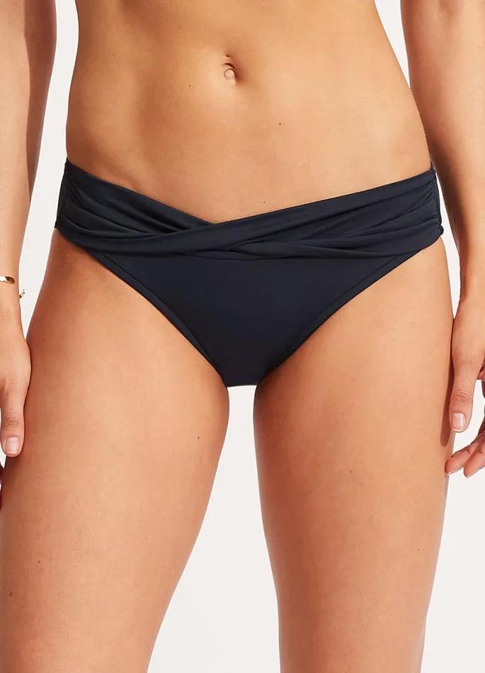 Seafolly Hipster Women Seafolly Collective Twist Band Hipster 8211 True Navy