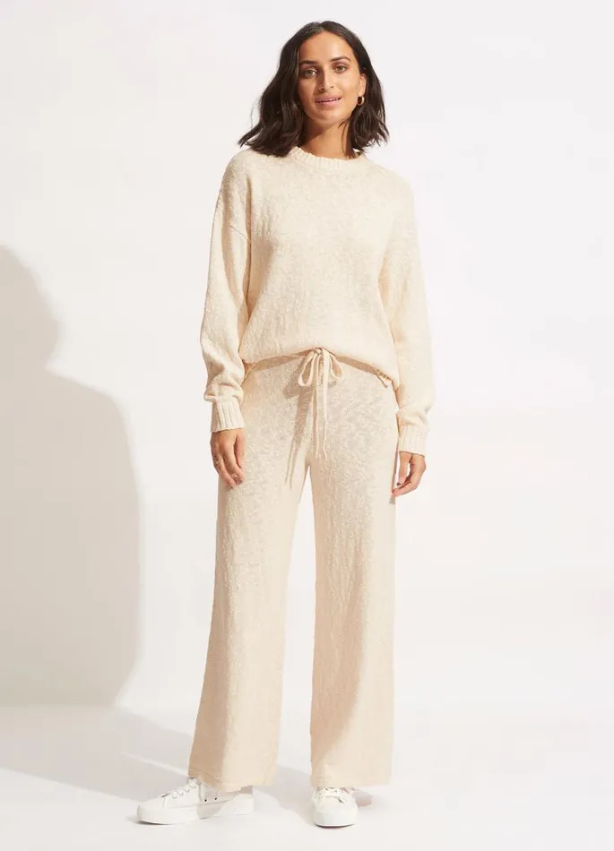 Seafolly Pants and Shorts Women Boucle Knit Pant 8211 Sand