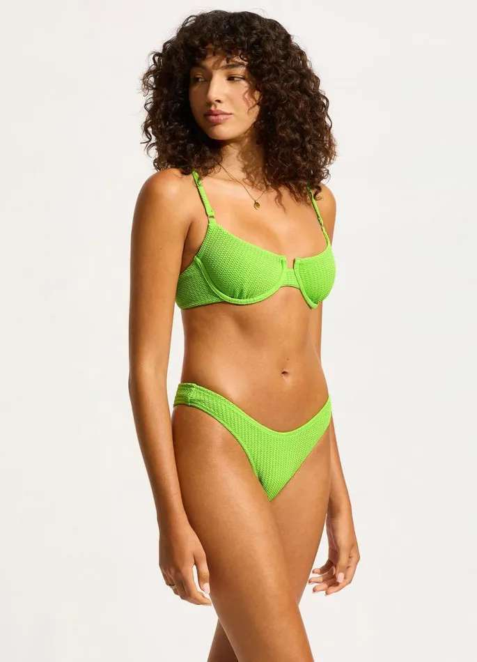 Seafolly Underwire Women Sea Dive Underwire Bikini Top 8211 Jasmine Green