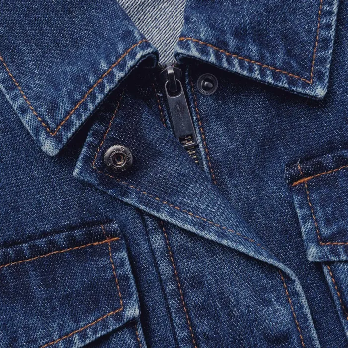Self Portrait Denim Women Denim Utility Jacket