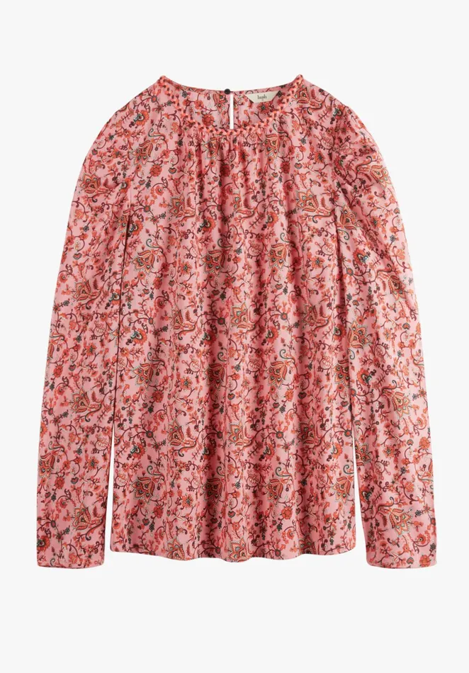 Shirts and Blouses Women Hush Ada Floral Blouse Pink Indian Floral