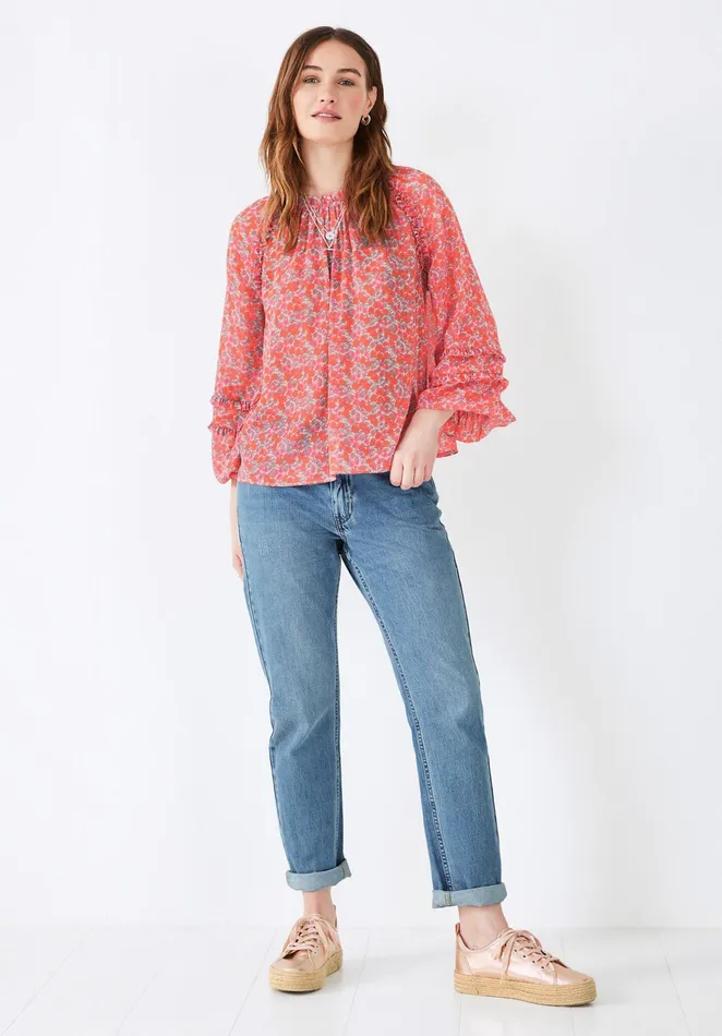 Shirts and Blouses Women Hush Violette Top 60s Floral Multi