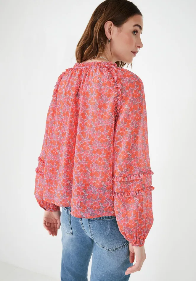 Shirts and Blouses Women Hush Violette Top 60s Floral Multi