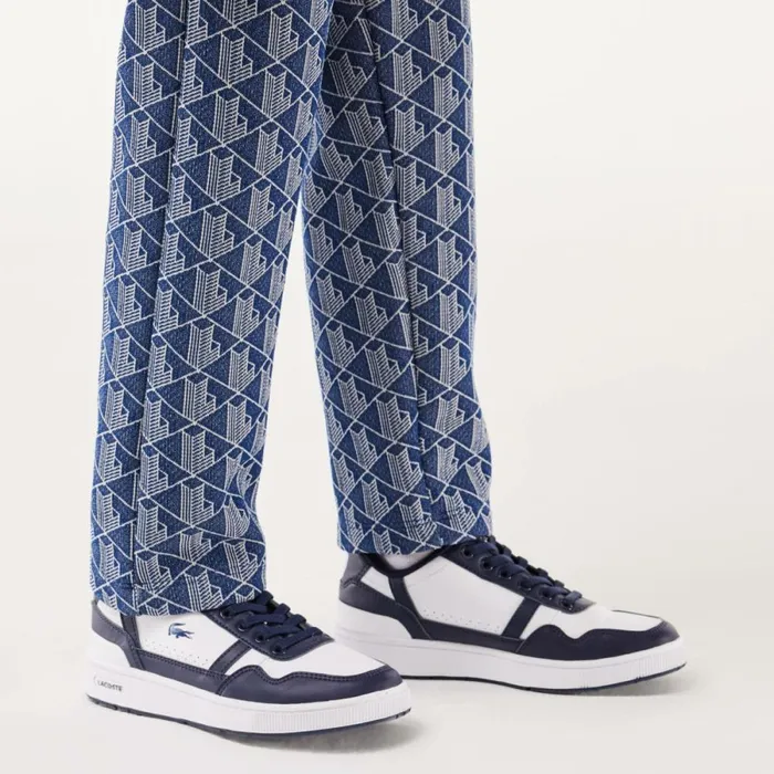 Shoes and Accessories Kids Lacoste Children039s TClip Sneakers White Navy 042