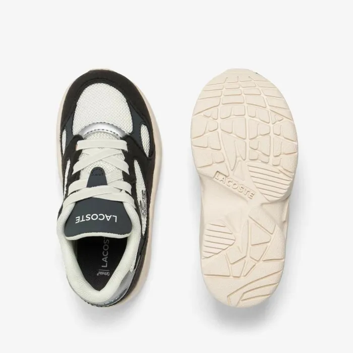 Shoes and Accessories Kids Lacoste Infants039 Storm 96 Lo Vintage Sneakers Lt Greydk Grey 2g2