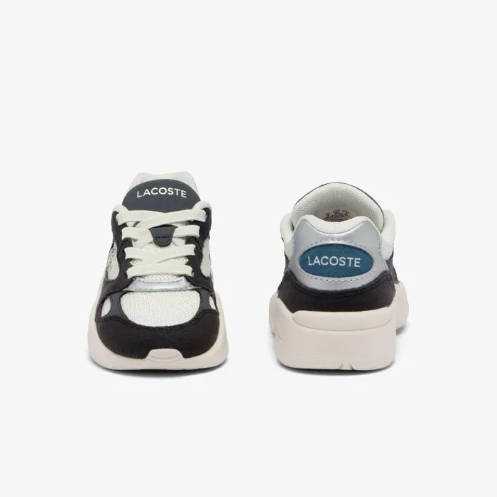 Shoes and Accessories Kids Lacoste Infants039 Storm 96 Lo Vintage Sneakers Lt Greydk Grey 2g2