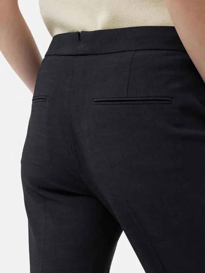 Short Crosshatch Mason Trouser Navy Women Jigsaw Trousers