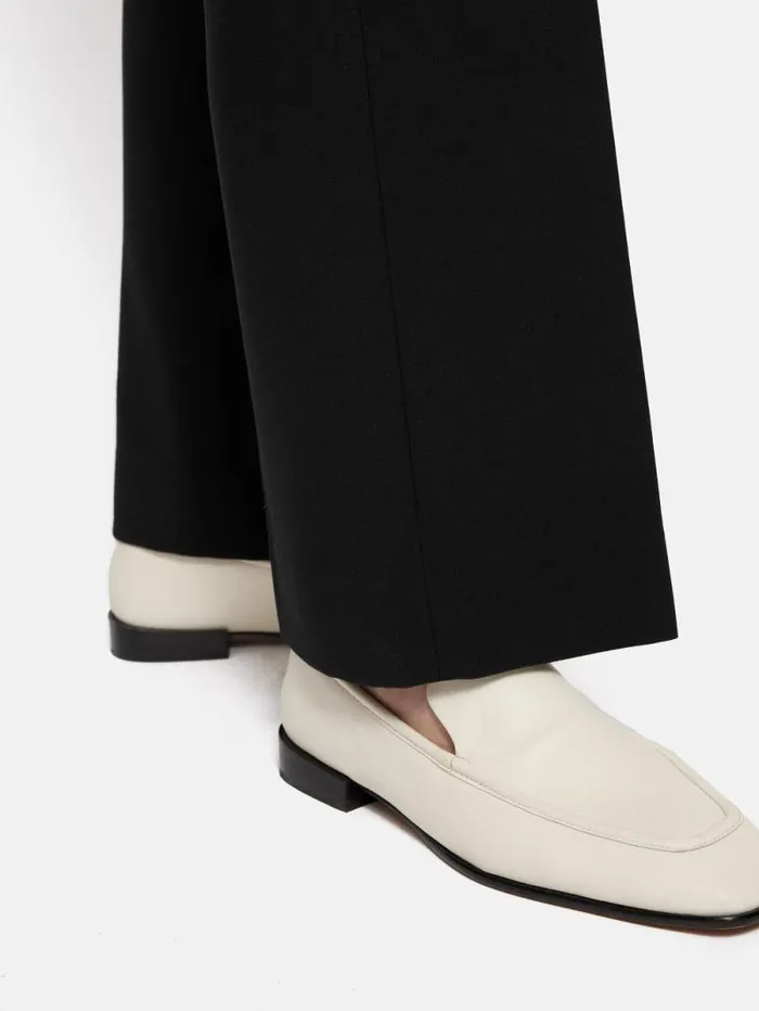 Short Fluid Twill Mason Trousers Black Women Jigsaw Suits and Tailoring