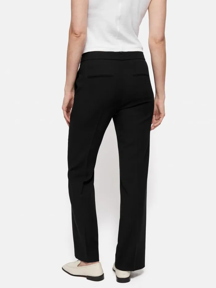 Short Fluid Twill Mason Trousers Black Women Jigsaw Suits and Tailoring