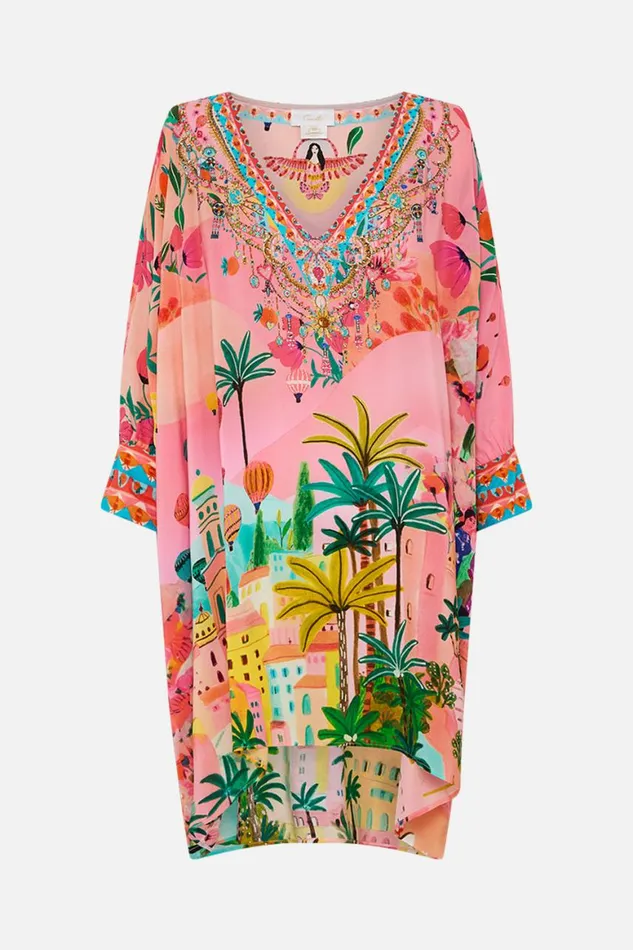SHORT KAFTAN WITH CUFF SISTER SUNSET Sister Sunset Womens Camilla Kaftans