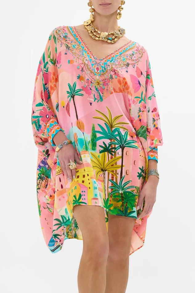 SHORT KAFTAN WITH CUFF SISTER SUNSET Sister Sunset Womens Camilla Kaftans