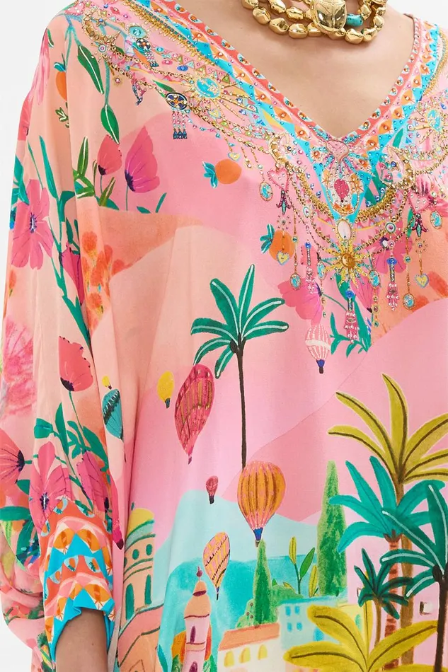 SHORT KAFTAN WITH CUFF SISTER SUNSET Sister Sunset Womens Camilla Kaftans